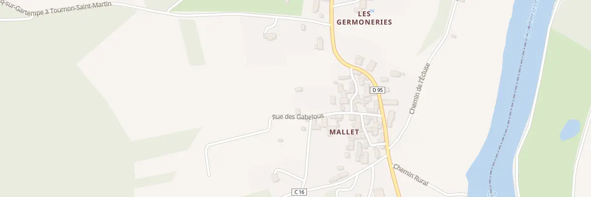 Plan du 14 Rue des Gabelous à Néons-sur-Creuse