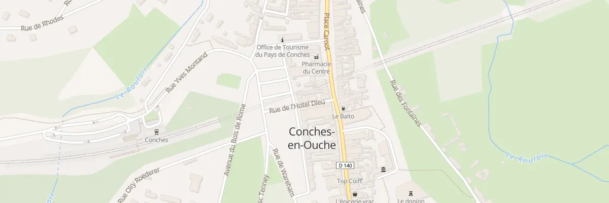 Plan du 6 Rue de l’Hotel Dieu à Conches-en-Ouche