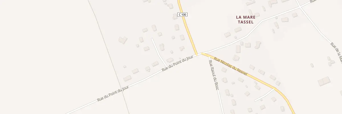 Plan du 79 Rue du Point du Jour au Thuit de l’Oison