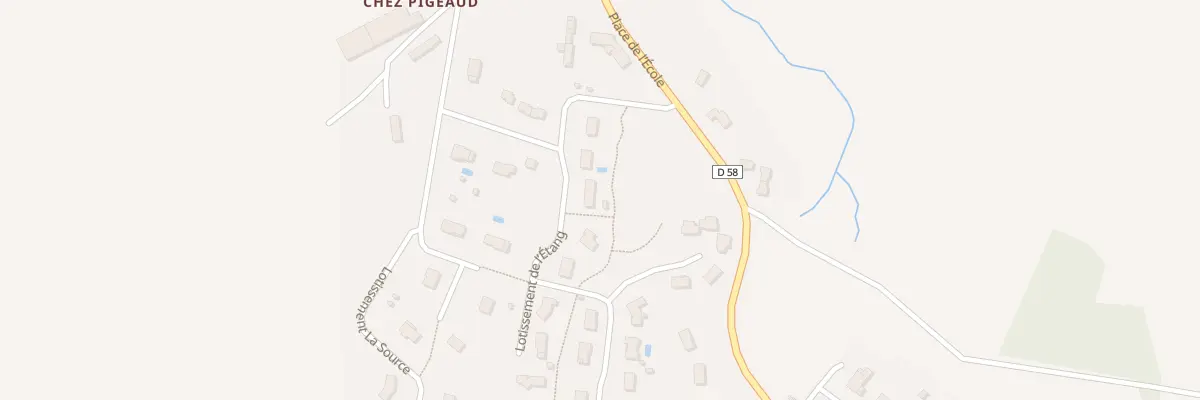 Plan du 5200V Chez Pigeaud à Saint-Martin-de-Jussac