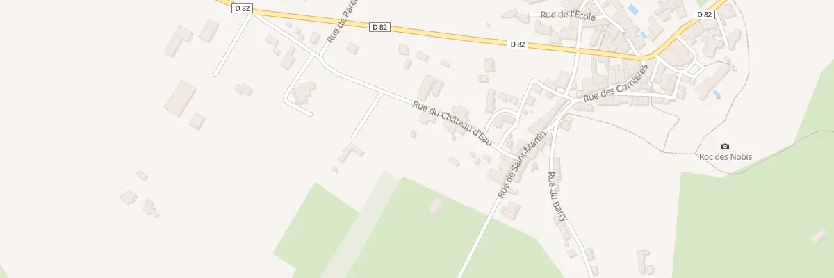 Plan du 5043 Rue du Château d’Eau à Roquecor