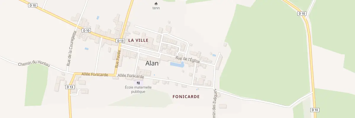 Plan du 46 La Ville à Alan