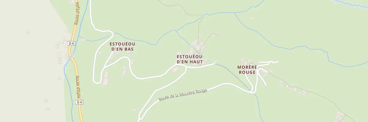 Plan du 5001 Estoueou d’En Haut à Sentein