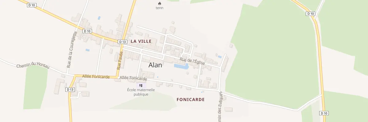 Plan du 47 La Ville à Alan