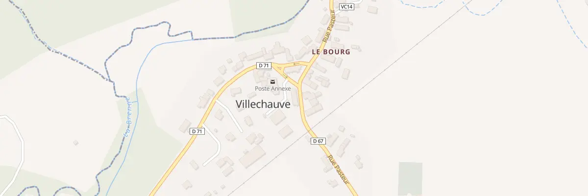Plan du 31 Le Bourg à Villechauve