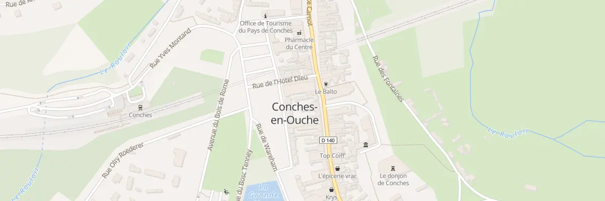 Plan du 8 Rue Sainte Foy à Conches-en-Ouche