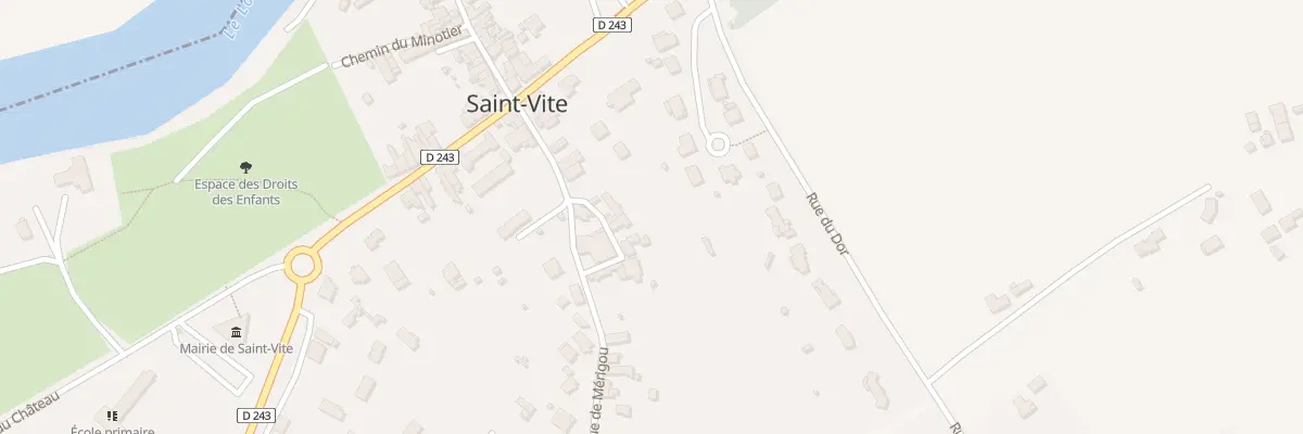 Plan du 7 Che de Merigou à Saint-Vite