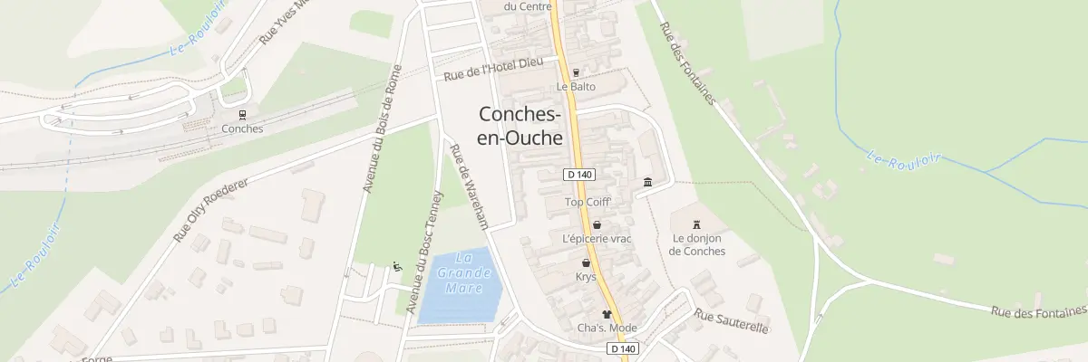 Plan du 24 Rue Sainte Foy à Conches-en-Ouche