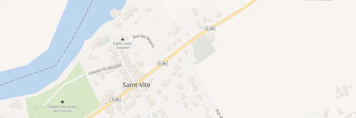 Plan du 1 Rue Lotissement Près du Bourg à Saint-Vite
