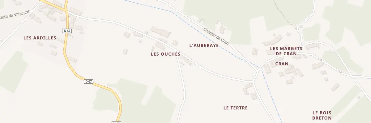 Plan du 5001 Le Tertre à Houssay