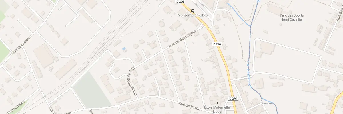Plan du 493B Beausejour à Monsempron-Libos