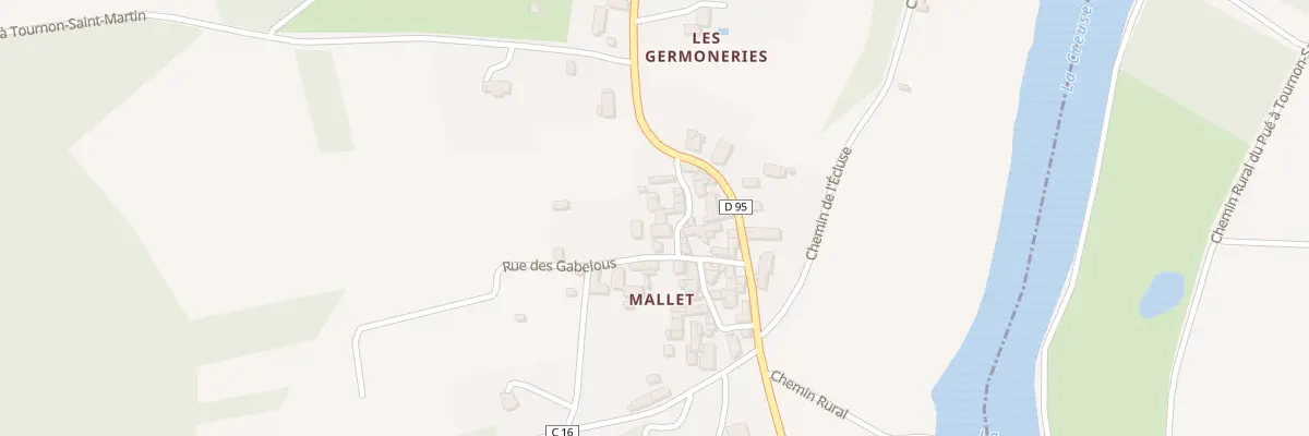 Plan du 5116 Che des Faux Sauniers à Néons-sur-Creuse