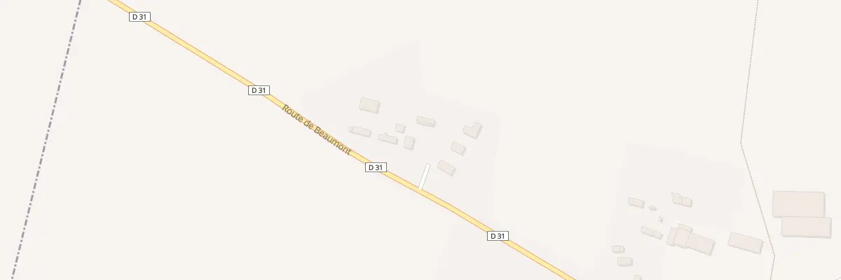 Plan du 30 Rte de Beaumont à Ormes