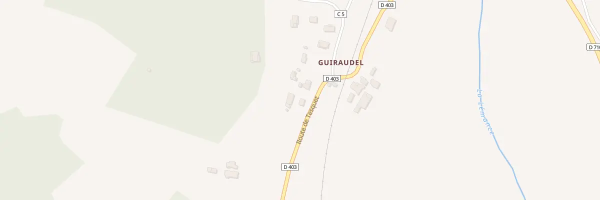 Plan du 532 Rte de Tesquet à Cuzorn