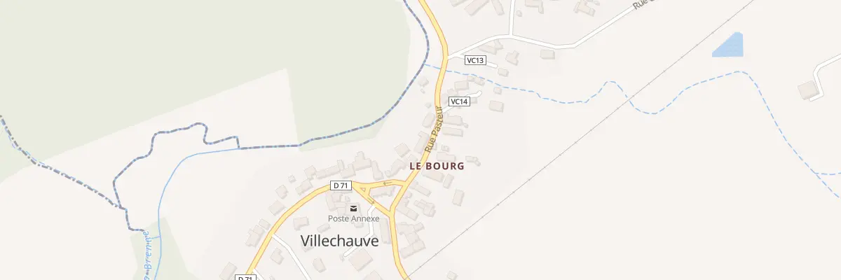 Plan du 6 Rue Pasteur à Villechauve