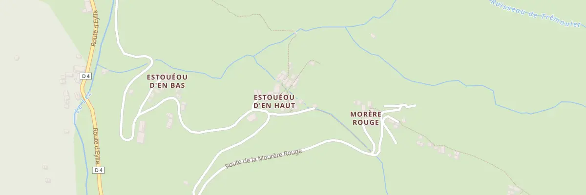 Plan du 5434 Estoueou d’En Haut à Sentein