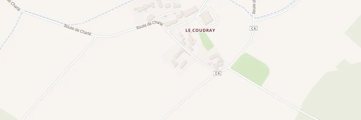 Plan du 1 Rte de Charlé à Cigogné