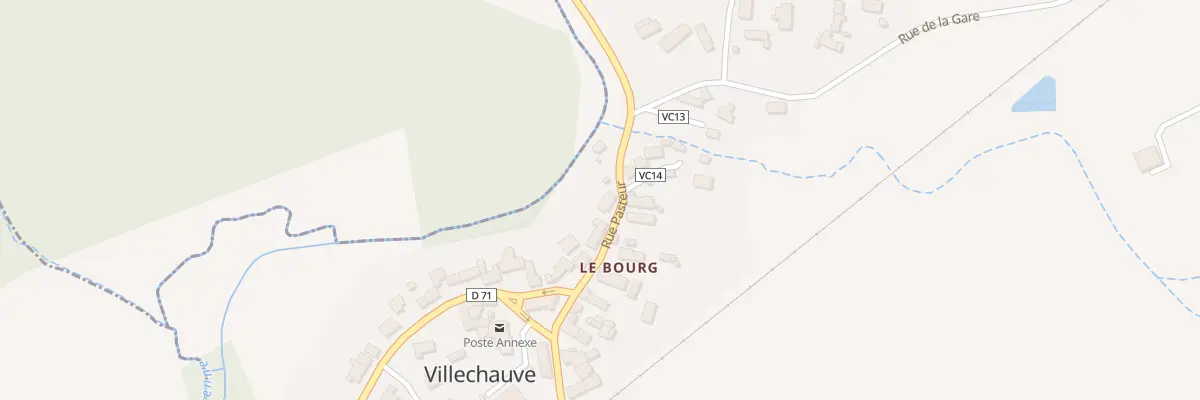 Plan du 4 Rue Pasteur à Villechauve