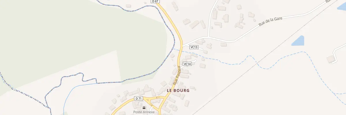 Plan du 2 Rue Pasteur à Villechauve