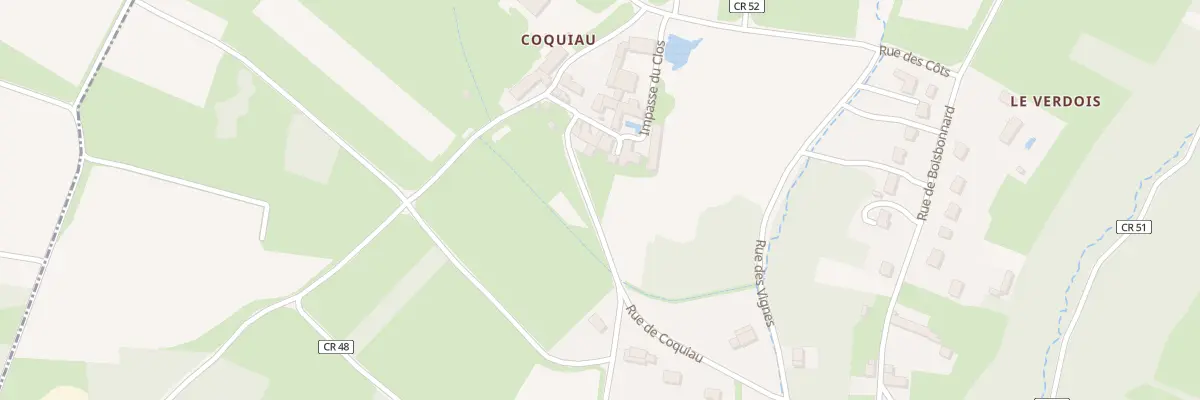 Plan du 11 Rue de Coquiau à Dierre