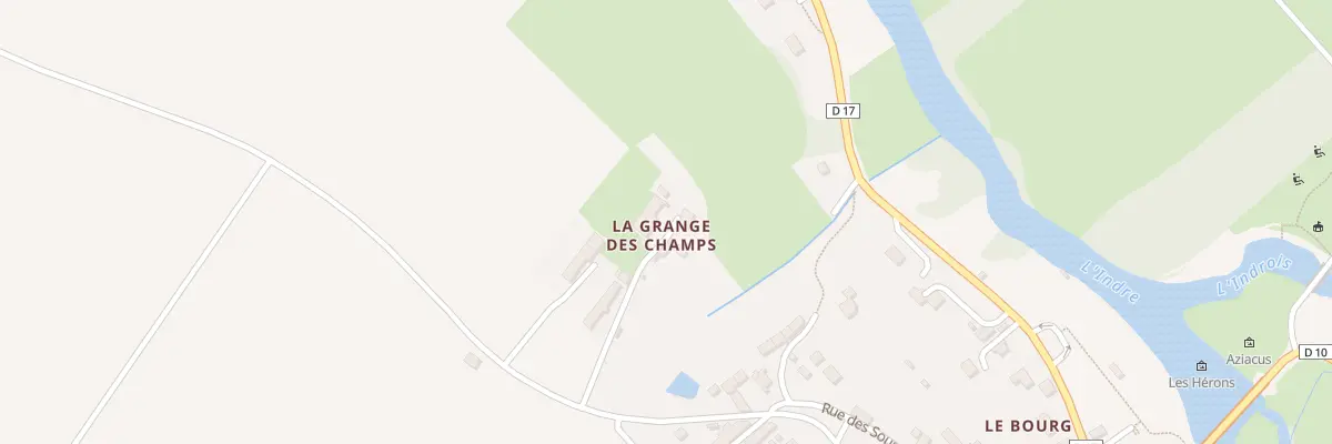 Plan du 136 La Grange des Champs à Azay-sur-Indre