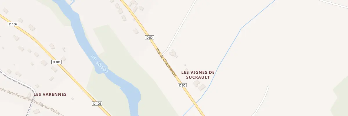 Plan du 4 Rue de Chantereine à Bossay-sur-Claise