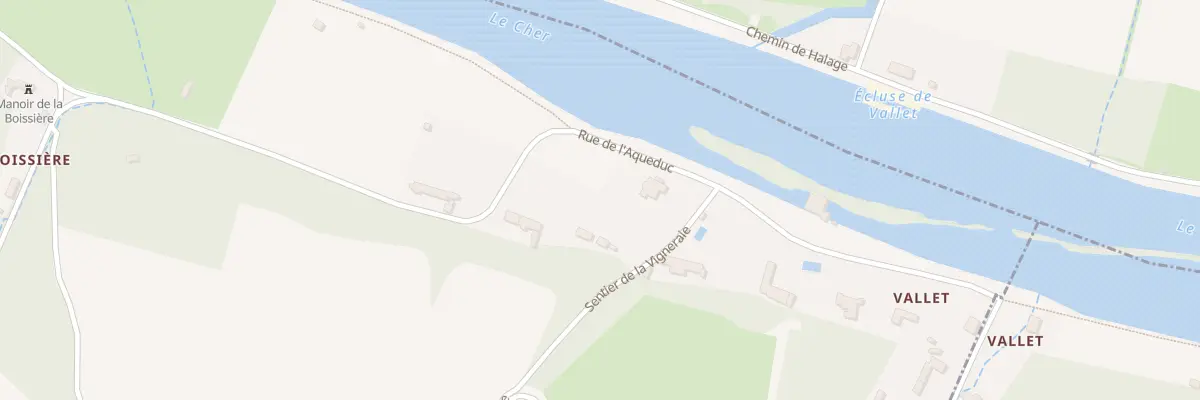 Plan du 7 Rue de l’Aqueduc à Athée-sur-Cher