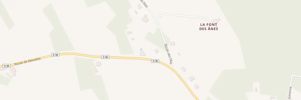 Plan du 64 Le Petit Mas à Chalais