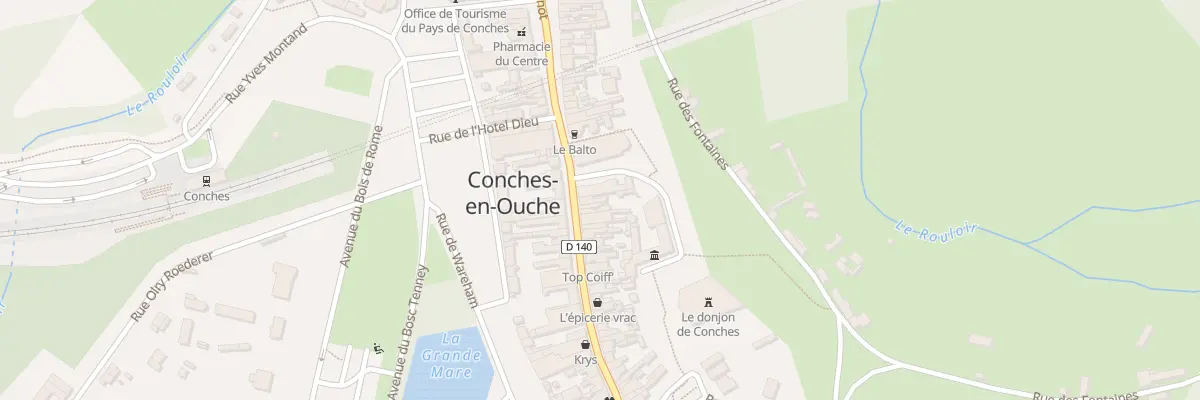 Plan du 11 Rue Sainte Foy à Conches-en-Ouche