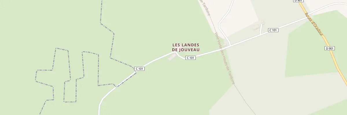 Plan du 5097A Landes de Jouveau à Saint-Vitte-sur-Briance