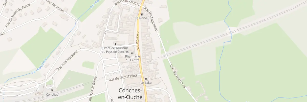 Plan du 45B Pl Carnot à Conches-en-Ouche