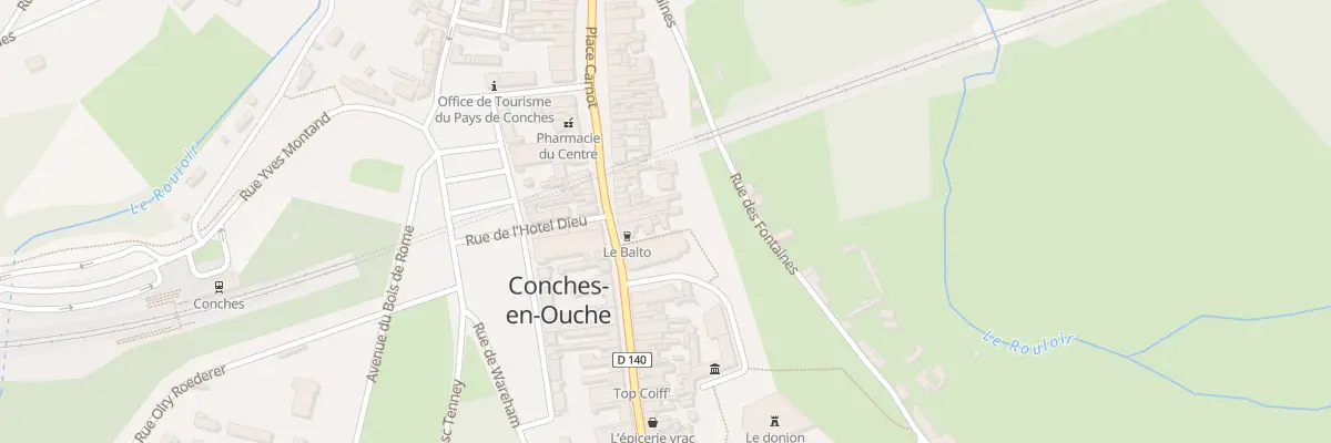 Plan du 1B Rue Sainte Foy à Conches-en-Ouche