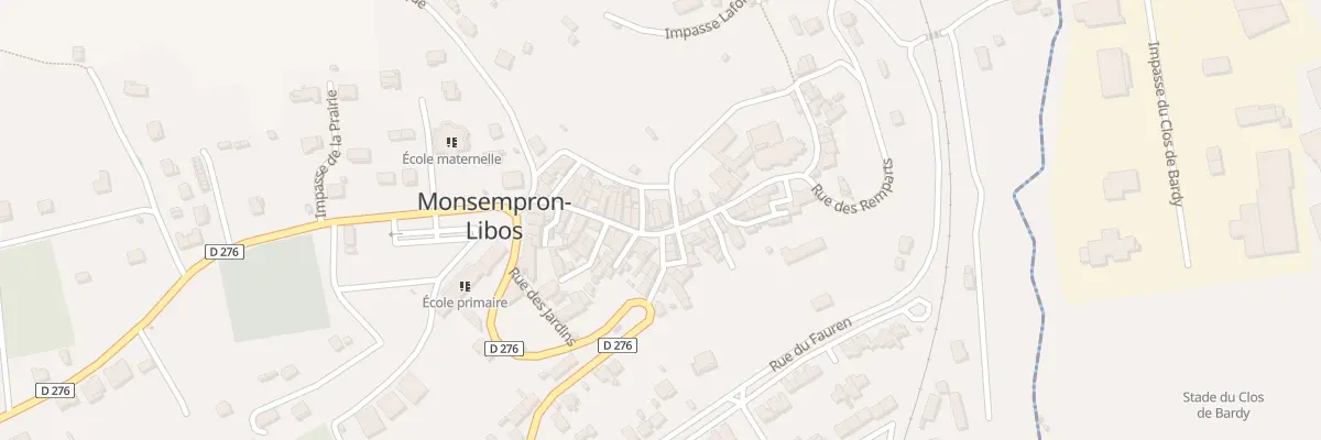Plan du 24 Rue de la République à Monsempron-Libos