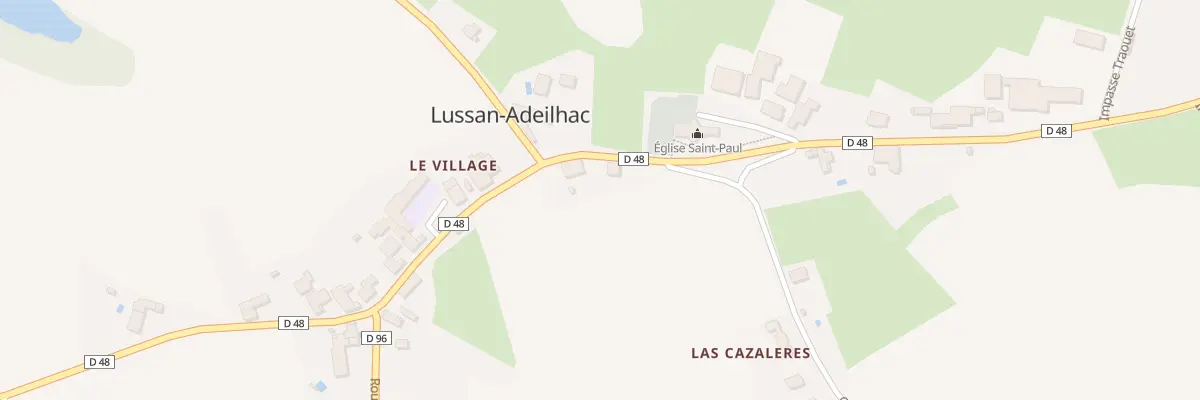 Plan du 210 Rue Principale à Lussan-Adeilhac