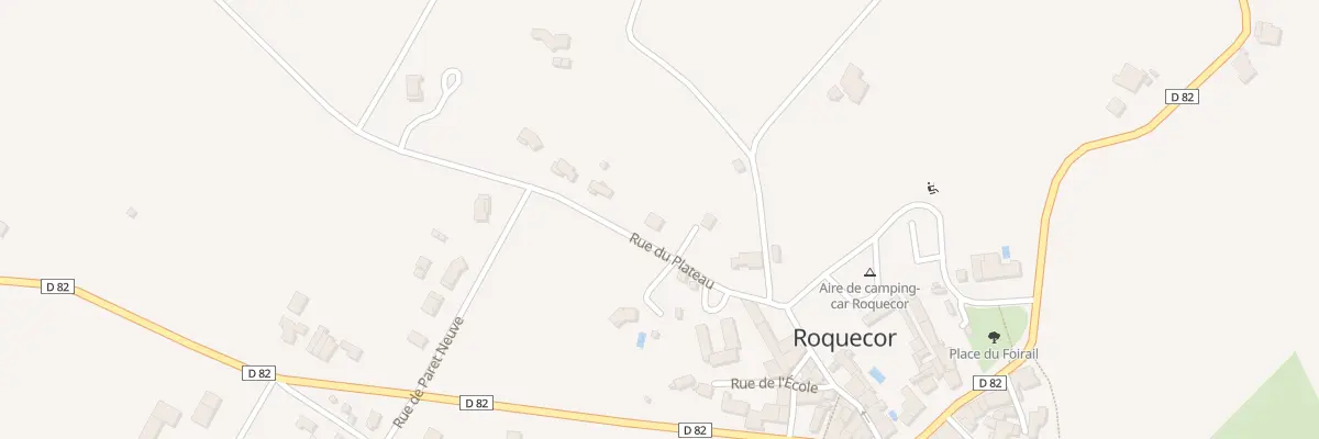 Plan du 5027 Rue du Plateau à Roquecor