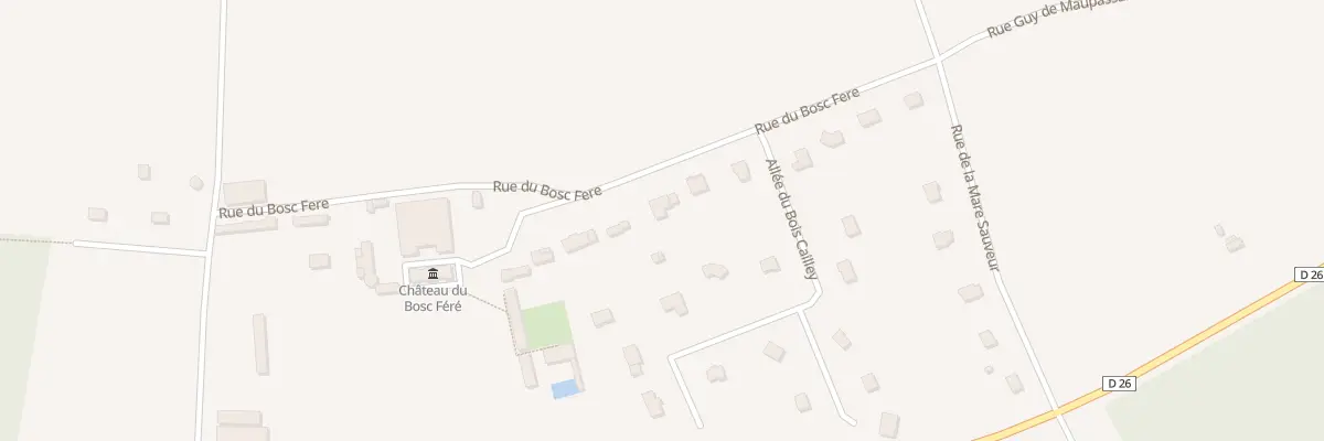 Plan du 13 Rue du Bosc Feret au Thuit de l’Oison