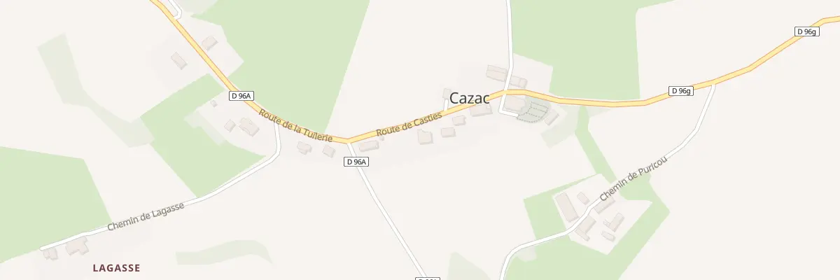 Plan du 13 Soulan de Magnan à Cazac