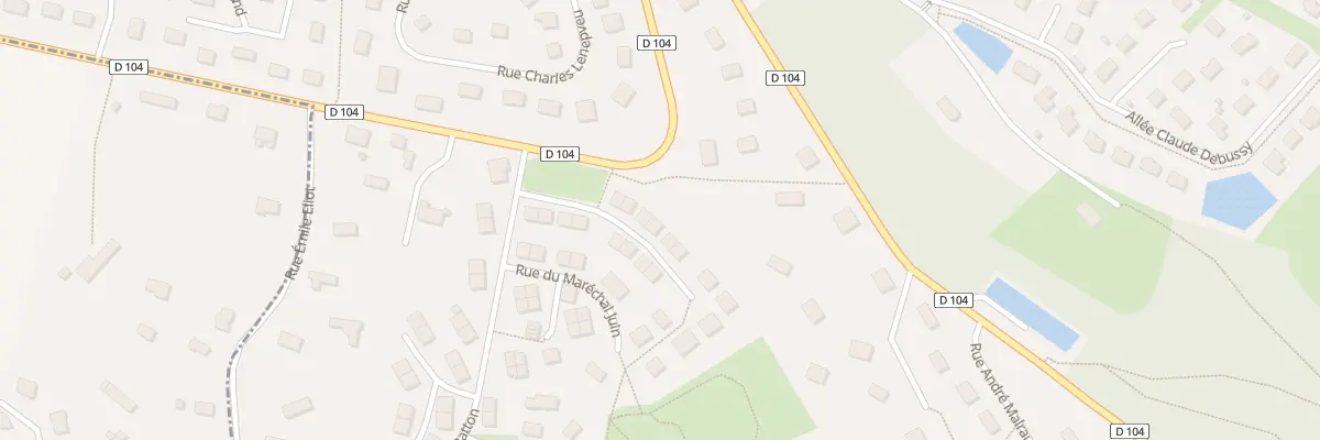 Plan du 8 Rue Mal de Lattre de Tassigny à Barentin