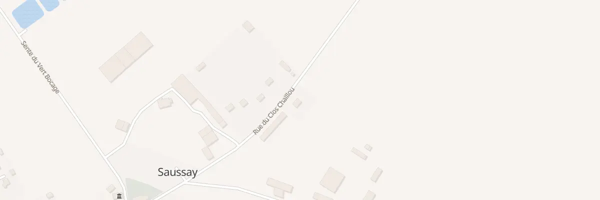 Plan du 334 Rue du Clos Chaillou à Saussay