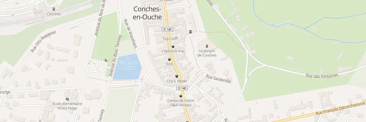 Plan du 53 Rue Sainte Foy à Conches-en-Ouche
