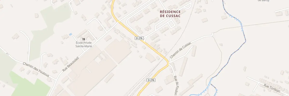 Plan du 951 Av de la Liberation à Monsempron-Libos