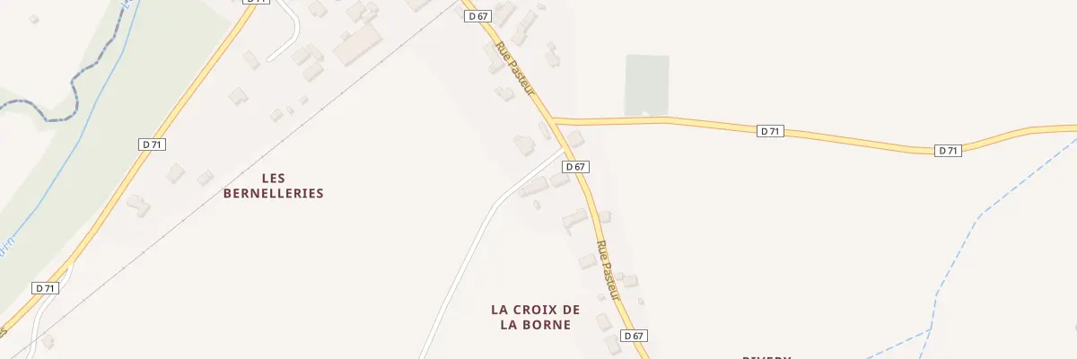 Plan du 27 La Croix de la Borne à Villechauve