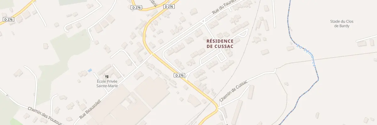Plan du 18 Res de Cussac à Monsempron-Libos