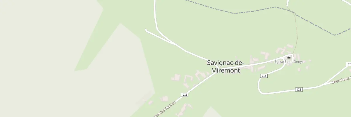 Plan du 839 Rte des Ecoliers à Savignac-de-Miremont