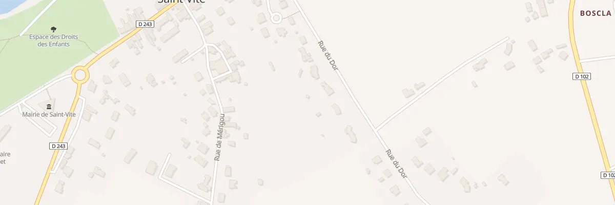 Plan du 7 Rue du Dor à Saint-Vite
