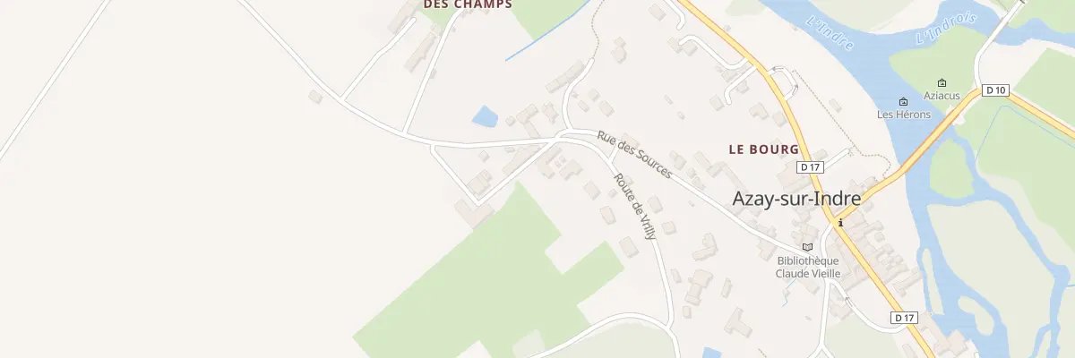 Plan du 7 Rte de Vrilly à Azay-sur-Indre