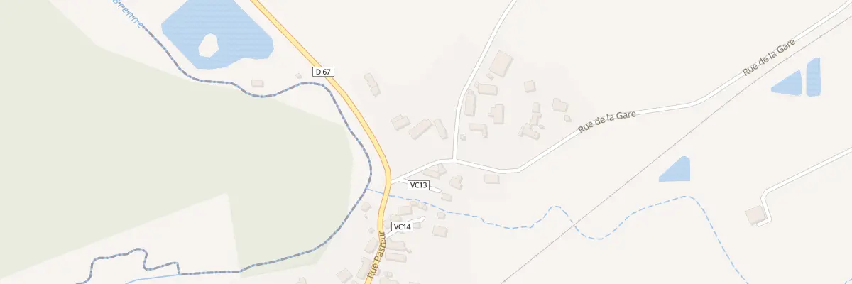 Plan du 1 Le Bourg à Villechauve