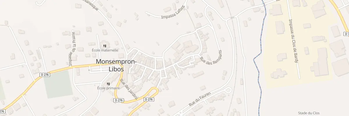 Plan du 12 Rue de la République à Monsempron-Libos