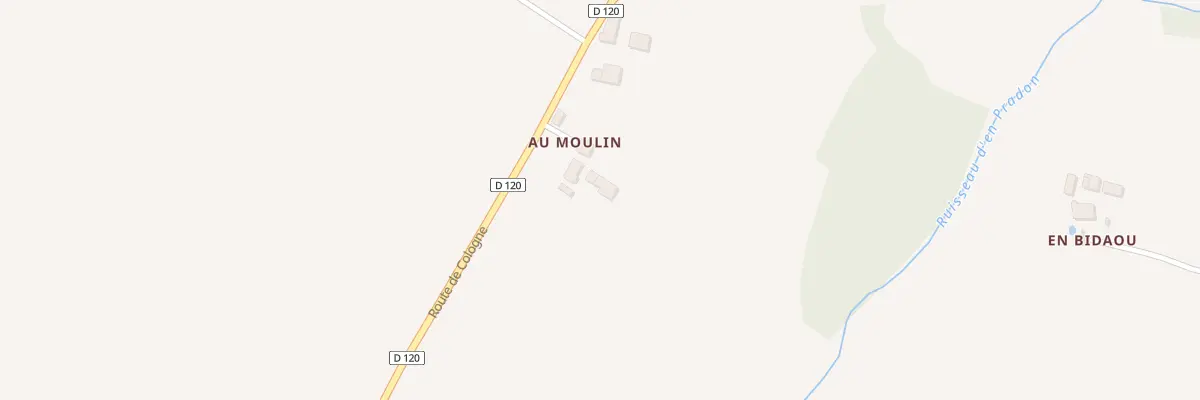 Plan du 5057 Au Moulin à Sirac