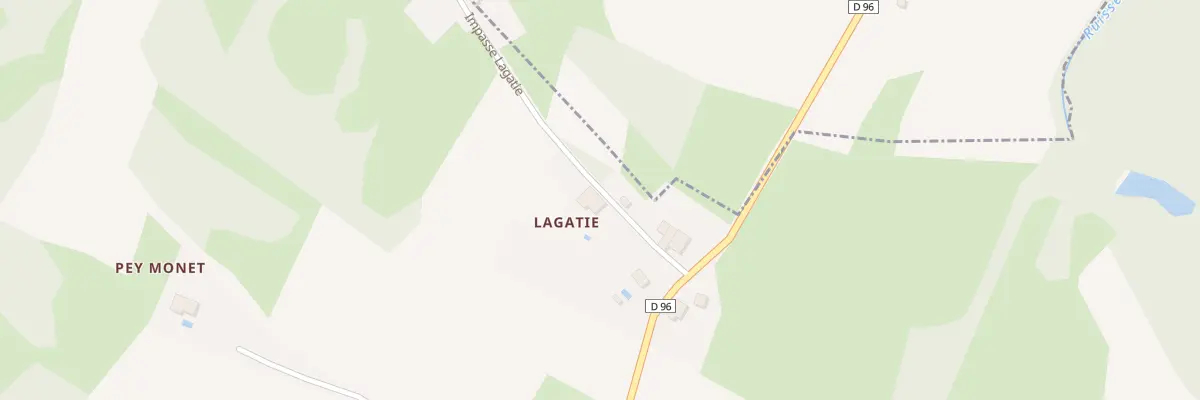 Plan du 3 Lagatie à Polastron